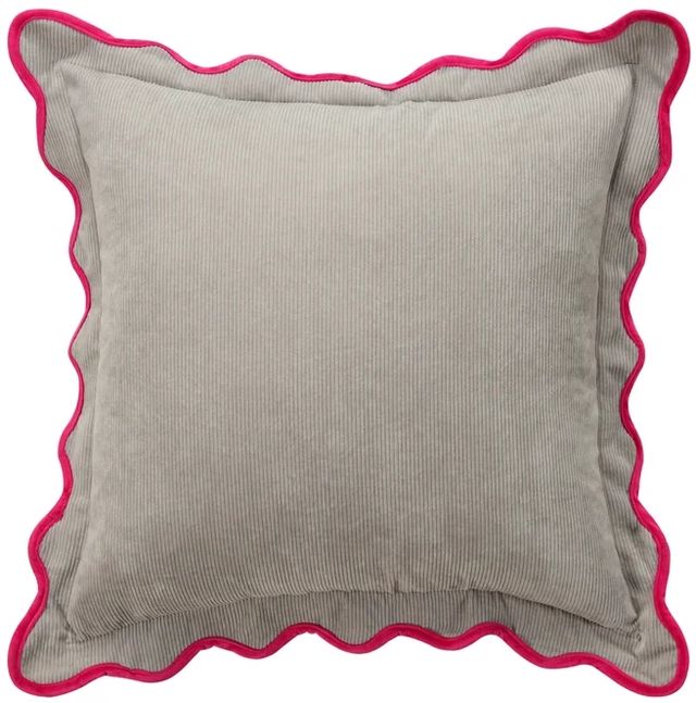 Stylecraft Tamara Day Gray 22" Designer Throw Pillow-0