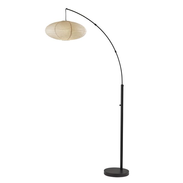 Adesso® Corinne Black Arc Lamp-0