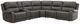 Signature Design by Ashley® 5Z - Pittson 6-Piece Anchor Power Reclining Sectional-0
