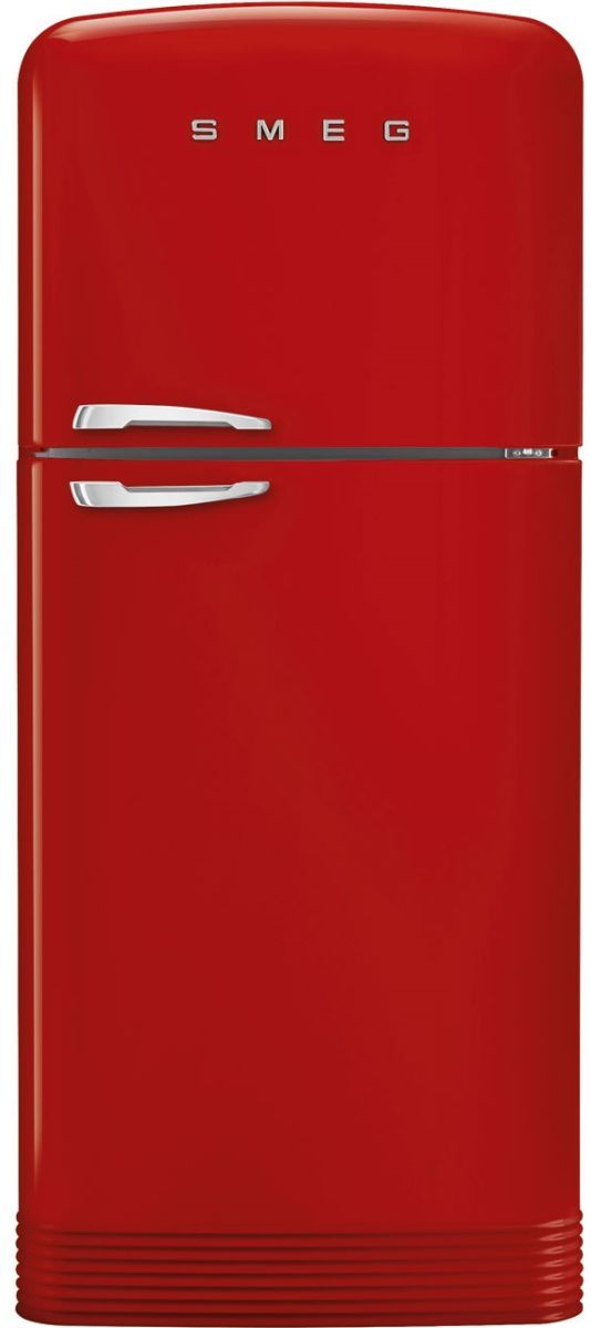 Smeg 50's Retro Style 31 in. 19.3 Cu. Ft. Red Top Freezer Refrigerator-0