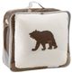 Olliix by Woolrich Alton Brown and Ivory Full/Queen Plush to Sherpa Down Alternative Comforter Set-5