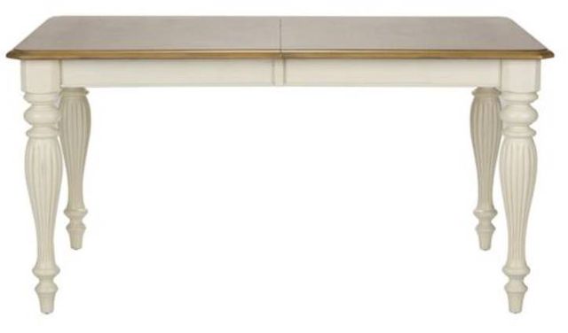 Liberty Furniture Cumberland Creek Nutmeg Dining Table with Buttermilk Base-2