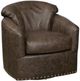 Craftmaster® Customizable CM Leather Swivel Chair-3
