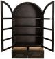 International Furniture Direct Balam Stained Dark Cabinet-5
