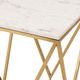 TOV Furniture Leopold White Marble Side Table-3