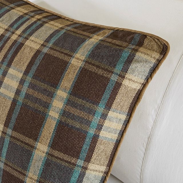 Olliix by Woolrich Multi Twin Hadley Plaid Comforter Set-3