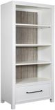 Riverside Furniture Finn Cloud/Fog Drawer Bookcase-0