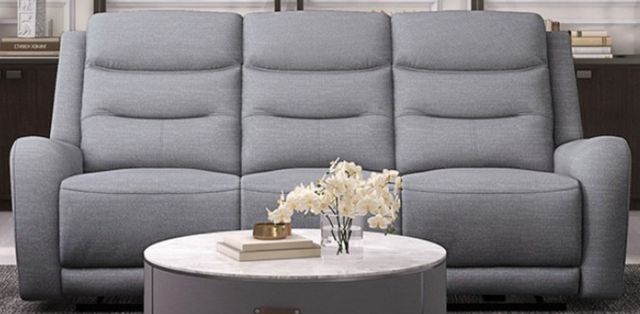 Furniture of America® Matthias Gray Manual Reclining Sofa