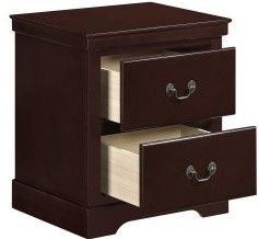 Mazin Furniture Seabright Cherry Nightstand-2
