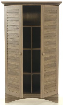 Sauder® Harbor View® Salt Oak® Storage Cabinet-2