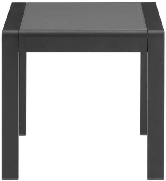 Linon Key Largo Powder Black Outdoor Side Table-3