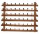 A & B Home Brown Wood Hanger Rack-0
