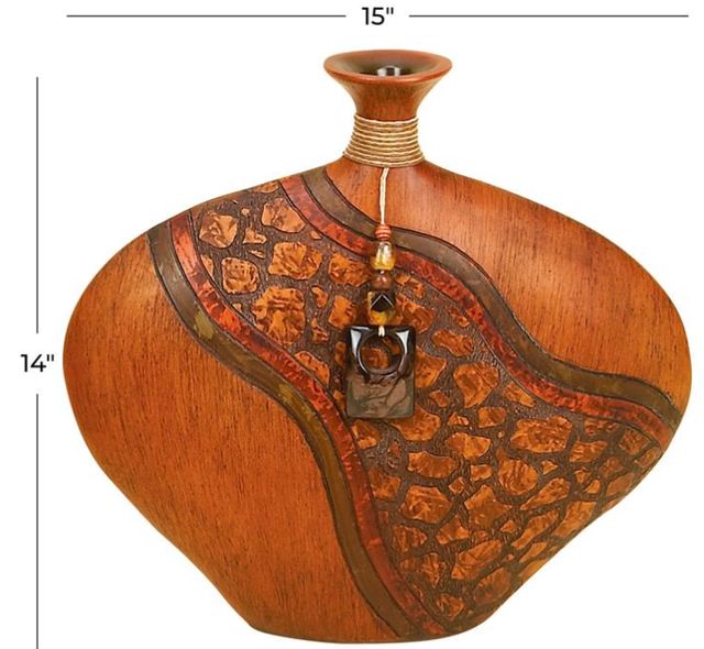 Deco Marche Brown Decorative Vase-2