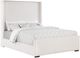 Coaster® Natasha Cream Queen Upholstered Panel Bed-0