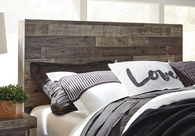 Benchcraft® Derekson 3-Piece Multi Gray Full Panel Headboard Bed Set-1