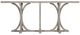 Bernhardt Albion Pewter Console Table-3