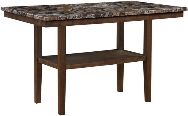 Global Furniture USA Black/Dark Brown Bar Dining Table-0