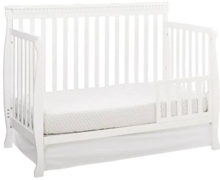 Westwood Design Emery White Convertible Slat Crib-1