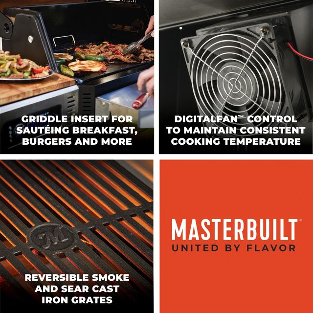 Gravity Series™ 800 Digital Charcoal Griddle + Grill + Smoker-4