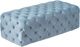 TOV Furniture Kaylee Sea Blue Velvet Ottoman-2