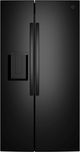 GE® 36" 23.6 Cu. Ft. Black Counter Depth Side-By-Side Refrigerator with Extra Tall Dispenser and In-Door Icemaker-0