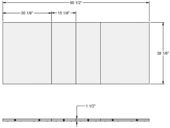 Amisco Customizable Nexus 60" Dining Table with Solid Birch Top-3
