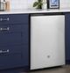 GE® Spacemaker® 24" 5.6 Cu. Ft. Stainless Steel Compact Refrigerator-4