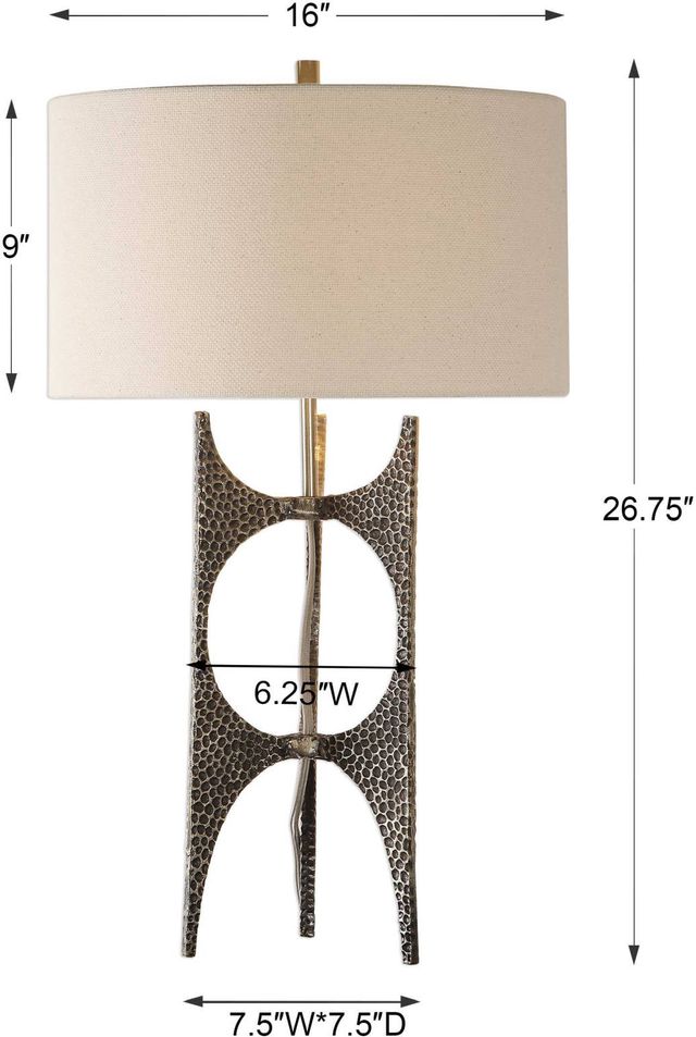 Uttermost® Goldia Antique Golden Bronze Table Lamp-2