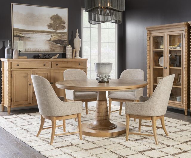 Legacy Classic Seraphina Sunlit Oak Round Dining Table-1