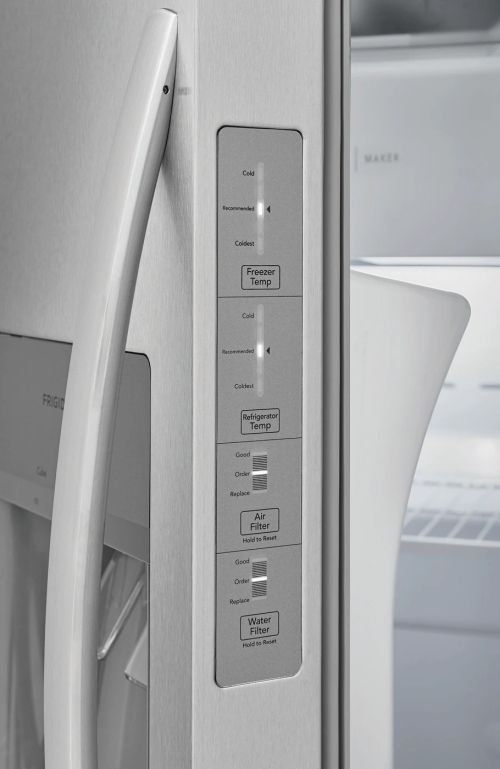 Frigidaire® 22.2 Cu. Ft. Stainless Steel Standard Depth Side-by-Side Refrigerator-3