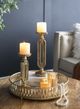 A & B Home Gold 14" Candle Holder-4