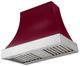 AGA Cascade 36" Cranberry Wall Mounted Range Hood with Polished Chrome Trim-0