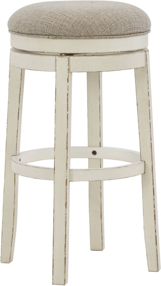 Signature Design by Ashley® Realyn Chipped White Bar Stool-0