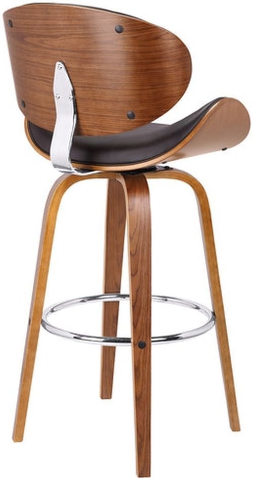 Armen Living Solvang Brown/Walnut Counter Stool-2