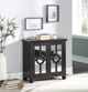 Homelegance® Polly Antique Black Accent Chest with Mirror-1
