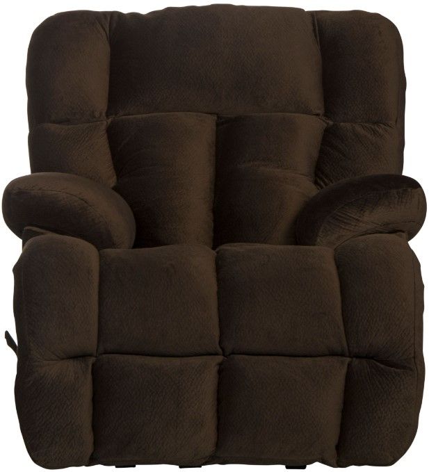 Catnapper® Cloud 12 Chocolate Rocker Recliner-3