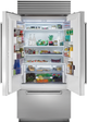 Sub-Zero® 21.0 Cu. Ft. Built In French Door Refrigerator-2