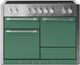 AGA™ Mercury 48" Stainless Steel Pro Style Induction Range with Mineral Green Door-0