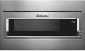 front view of the KitchenAid® 1.1 Cu. Ft. Stainless Steel Built In Microwave