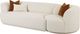 TOV Furniture Fickle 2-Piece Cream Left Arm Facing Modular Sofa-4