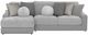 Jackson Furniture Canyon 2-Piece Gray/Platinum/Zinc Left-Arm Facing Sectional-3