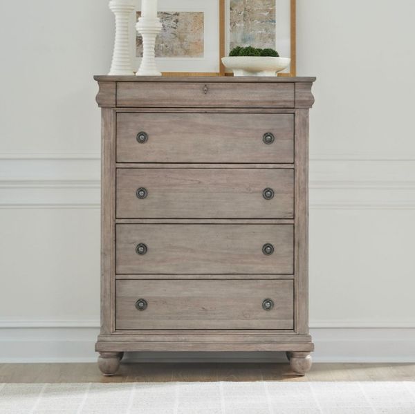 Stylish Five Drawer Bedroom Dresser
