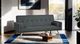 Furniture of America® Reno Dark Gray Futon Sofa-0