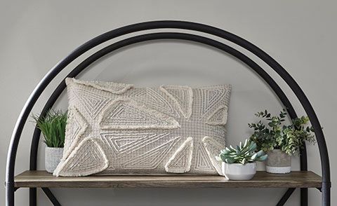 Signature Design by Ashley® Irvetta Cream/Taupe Pillow-3