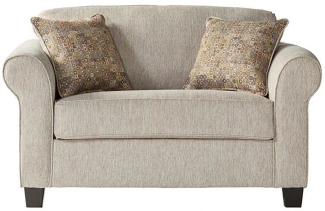 Hughes Furniture® 1750 Tully Tweed Cuddle Sleeper Sofa-0
