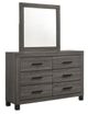 American Wholesale Furniture Salt Creek 3-Piece Distressed Gray Queen Bedroom Set-2