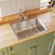 Elkay Lustertone® Classic Lustrous Satin 25" x 21-1/4" x 10-1/8" 1-Hole Single Bowl Drop-In Sink-3