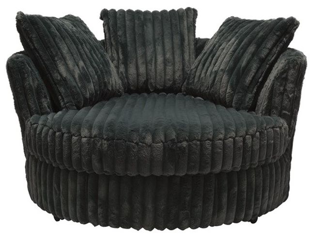 American Wholesale Furniture Galactic Charcoal Swivel Chair-0