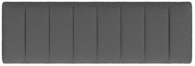Coaster® Mesa Charcoal Boucle Upholstered Accent Bench-3