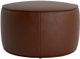 Bassett® Furniture Customizable Rhonda 32" Round Leather Ottoman-1